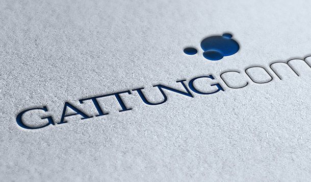 The logo and corporate design for Gattung Companies GmbH is a creation and reference of the WOA design agency.