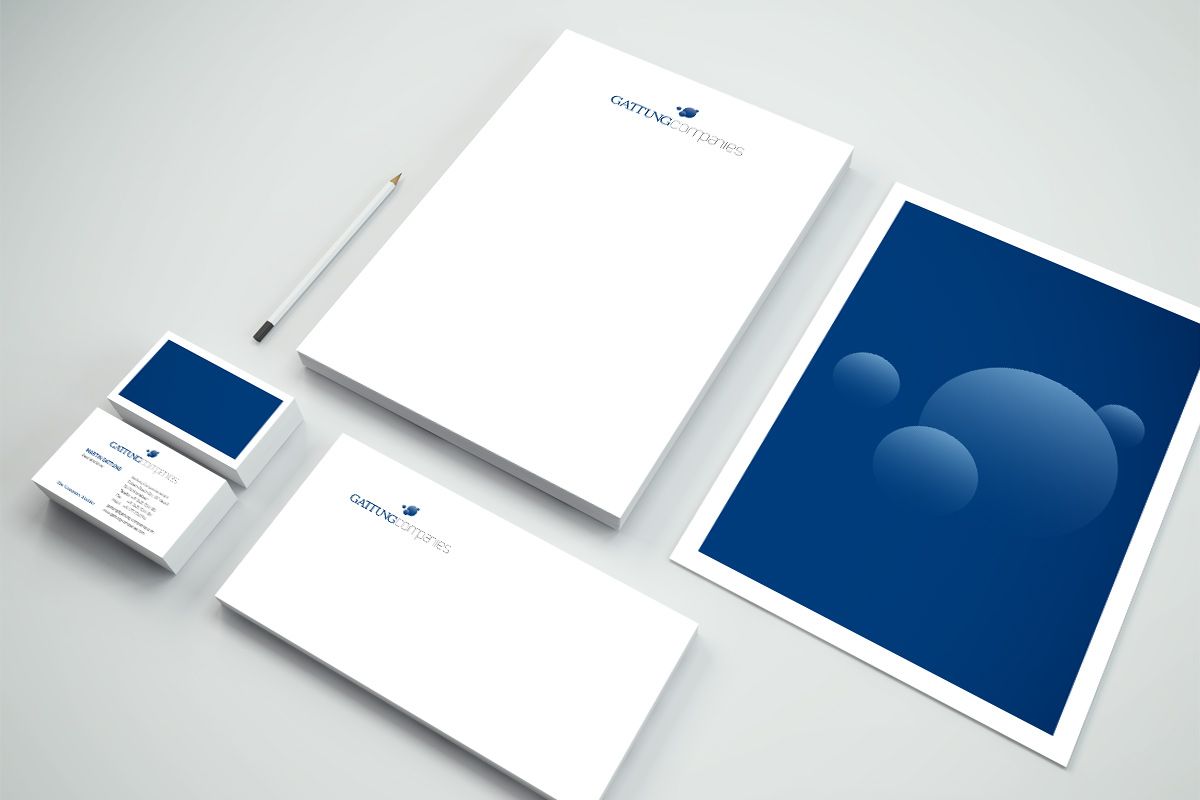 Das Logo und Corporate Design für Gattung Companies GmbH ist eine Kreation und Referenz der WOA Designagentur